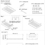 JINGCHENGMEI Under Desk Computer Mount for Small Form Factor SFF Computers and PCs,Using Space 17.3″ x H 4″ x D 12″, Compatible with PlayStation 4, PS4 Slim, PS4 Pro,Gaming Under Desk(4inch High