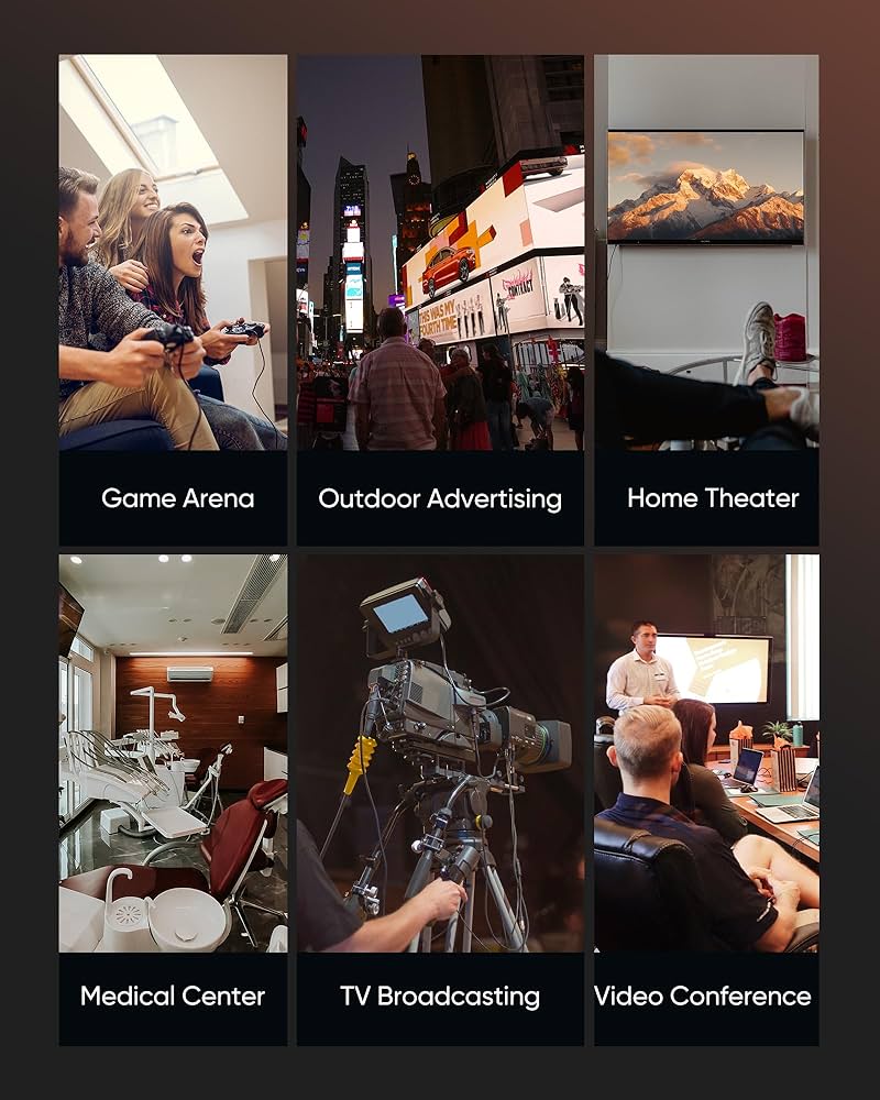 Highwings 8K 10K 4K HDMI Cable 48Gbps 6.6FT/2M, Certified Ultra High Speed HDMI Cable Braided Cord-4K@120Hz 8K@60Hz, DTS:X, HDCP 2.2 & 2.3, HDR 10 Compatible with Roku TV/PS5/HDTV/Blu-ray