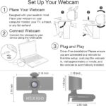 NexiGo N60 1080P Webcam with Microphone, Software Control & Privacy Cover, USB HD Computer Web Camera, Plug and Play, for Zoom/Skype/Teams, Conferencing and Video Calling