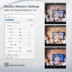 NexiGo N930AF Webcam with Microphone for Desktop, Autofocus, Webcam for Laptop, Computer Camera, 1080p HD USB Web Camera, Compatible with Zoom/Switch 2/Teams/Webex