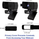 NexiGo N930AF Webcam with Microphone for Desktop, Autofocus, Webcam for Laptop, Computer Camera, 1080p HD USB Web Camera, Compatible with Zoom/Switch 2/Teams/Webex