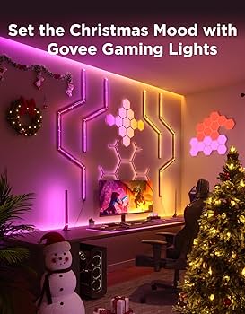 Govee RGBIC Gaming Light Bars H6047 with Smart Controller, Wi-Fi Smart LED Gaming Lights with Music Modes and 60+ Scene Modes Built, Works with Alexa & Google Assistant, Game Room Lights Decor