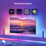 Divoom LED Light Pixel Display Panel Suit for RGB Light Bars, Smart App Control with Cool Animation Desk Setup for PC, TV, Gaming Room Decor