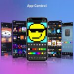 Divoom LED Light Pixel Display Panel Suit for RGB Light Bars, Smart App Control with Cool Animation Desk Setup for PC, TV, Gaming Room Decor