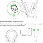 Razer BlackShark V2 X Gaming Headset: 7.1 Surround Sound – 50mm Drivers – Memory Foam Cushion – For PC, PS4, PS5, Switch – 3.5mm Audio Jack – Black