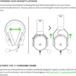 Razer BlackShark V2 X Gaming Headset: 7.1 Surround Sound – 50mm Drivers – Memory Foam Cushion – For PC, PS4, PS5, Switch – 3.5mm Audio Jack – Black