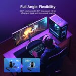 NexiGo N680E Pro, 4K UHD Streaming Webcam with Ring Light, PDAF Autofocus, 1080P@60FPS, 2 Noise Canceling Mics, Privacy Cover, USB Camera for Zoom/Teams/Twitch/Google Meet