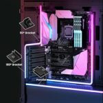 Vetroo LED Strip for PC, 21.7-inch 5V 3-Pin ARGB Light Bar, Chassis Lighting for Aura SYNC, Gigabyte RGB Fusion, MSI Mystic Light Sync with 8 Bracket