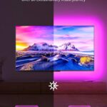 TV LED Lights, 11.5ft LED Lights for 32-55 Inch TV, RGB TV Backlight Behind with Remote, Music Sync Bluetooth APP Control Strip Lights USB Powered for Bedroom, PC, Gaming Monitor