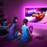 TV LED Lights, 11.5ft LED Lights for 32-55 Inch TV, RGB TV Backlight Behind with Remote, Music Sync Bluetooth APP Control Strip Lights USB Powered for Bedroom, PC, Gaming Monitor