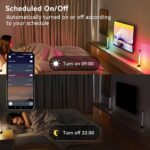 Led Light Bar with Music Sync, Color Changing TV Backlight App & Remote Control, IC+RGB & W Smart RGB Light Bar, USB Powered Led Lights for TV, PC Room Monitor Backlight Gaming Accessories