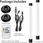 Led Light Bar with Music Sync, Color Changing TV Backlight App & Remote Control, IC+RGB & W Smart RGB Light Bar, USB Powered Led Lights for TV, PC Room Monitor Backlight Gaming Accessories