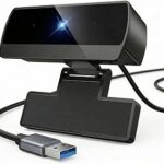 1080P Webcam with Microphone, Full HD Video Calling Web Camera, HD Light Correction Streaming Webcam for Zoom/Skype/Teams, Plug and Play PC Camera Web cam for Windows & Mac