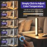 BASON LIGHTING Smart Light Bars, RGB-ICW Smart Led Lights with Music Sync, Bluetooth RGB Desk Light, Gaming Lights for PC, TV, Mood Lighting, USB Powered for Room Decoration.