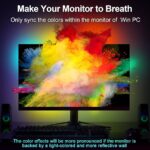 Monitor Backlight for Win PC – Gaming Light Strip with Upgraded Software (Required), 6.5ft LED Strip Sync to 19-32 Inch Screen, Enhanced Color Matching & Immersive Lighting for Games/Movies/Music