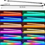 airgoo Addressable RGB PC LED Strip, AG-NEON-LS1 Diffused Silicon Rubber Tube Neon Strip, for 5V 3-pin argb Header or AG-DRGB16 SignalRGB Controller(Not Included), Come with Magnetic Brackets