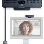 ProHello 4K HD Webcam with Eye Contact, Windows Hello Facial Recognition, Noise Cancelling Mics, USB Plug & Play for Mac, PC & Linux, Works with Zoom, Teams, Meet, Video Calls