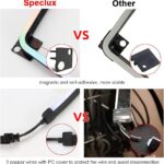 NEON Addressable RGB PC LED Strip, 2×15.7inch WS2812 RGB Rainbow Magnetic ARGB Strip for 5V 3-pin Aura SYNC, Gigabyte RGB Fusion, MSI Mystic Light Sync, with 12pcs Strong Magnetic Brackets