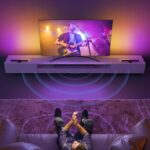 Govee RGBIC Light Bars, 15 Inches WiFi TV Backlight Suitable for 45-70 inch TVs, Smart Light Bars with Multiple Placement Options, Work with Alexa and Google Assistant, Black