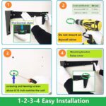 JINGCHENGMEI 2 Pack of 19 Inch 4U Heavy Duty Vertical Wall Mountable Rack and 125 lb Wall Mountable Server Rack (2)