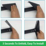 JINGCHENGMEI 2 Pack of 19 Inch 4U Heavy Duty Vertical Wall Mountable Rack and 125 lb Wall Mountable Server Rack (2)