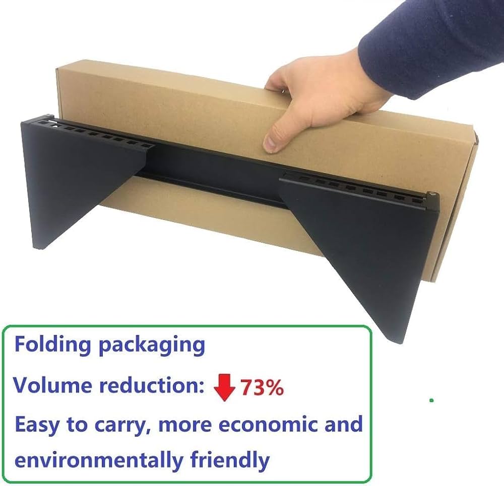 JINGCHENGMEI 2 Pack of 19 Inch 4U Heavy Duty Vertical Wall Mountable Rack and 125 lb Wall Mountable Server Rack (2)