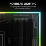 AsiaHorse ARGB Light Strip for Motherboard, 24 Independent Addressable RGB, 5V 3-pin Aura Sync, Lightsaber-X Led PC Parts Kit Compatible with Micro-ATX