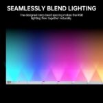 AsiaHorse ARGB Light Strip for Motherboard, 24 Independent Addressable RGB, 5V 3-pin Aura Sync, Lightsaber-X Led PC Parts Kit Compatible with Micro-ATX