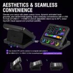 Macro Pad, Streaming Deck Stream Controller Soundboard Keypad, Programmable Keys USB Shortcut Keyboard for Gamer Streamer, Audio Mixer for OBS, YouTube, Office Desk Setup, PC, Mac