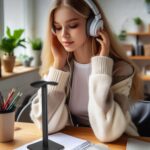 Headset Stand – Headphone Holder for Desk with Aluminum Hanger Compatible with All Over-Ear On-Ear Computer Xbox One PS5 PS4 PC Game Telephone Headsets (Black)