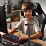 Headset Stand – Headphone Holder for Desk with Aluminum Hanger Compatible with All Over-Ear On-Ear Computer Xbox One PS5 PS4 PC Game Telephone Headsets (Black)