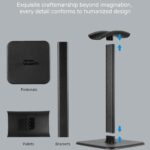 Headset Stand – Headphone Holder for Desk with Aluminum Hanger Compatible with All Over-Ear On-Ear Computer Xbox One PS5 PS4 PC Game Telephone Headsets (Black)