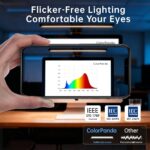 Monitor Light Bar, Fit for Curved/Flat Monitor, Eye-Care USB Reading LED Task Lamp with Touch Control, No Screen Glare Dimmable Desk Lamp Computer Monitor Light Bar for Screen Home Office