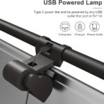 Monitor Light Bar, Fit for Curved/Flat Monitor, Eye-Care USB Reading LED Task Lamp with Touch Control, No Screen Glare Dimmable Desk Lamp Computer Monitor Light Bar for Screen Home Office