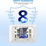 JcBlaon Outlet Extender Surge Protector – 6 Outlet Splitter with 4 USB Ports (2 USB C), Multiple Plug Expander Wall Charger, 3 Sided Multi Plug Wall Adapter Power Strip for Home Office Kitchen Travel