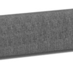 SOULION R30 Computer Speakers, USB Powered PC Speaker, Colorful LED Lights with Switch Button, 3.5mm Aux Surround Soundbar for Desktop Laptop Monitor Office Work Music Gray