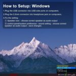 SOULION R30 Computer Speakers, USB Powered PC Speaker, Colorful LED Lights with Switch Button, 3.5mm Aux Surround Soundbar for Desktop Laptop Monitor Office Work Music Gray