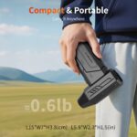 Compressed Air Duster,130000RPM Super Power Cordless Air Duster,Rechargeable Brushless Blower,3 Gear Adjustable Mini Blower with LED Light,Dust Remover for Computer/House/Outdoor/Car