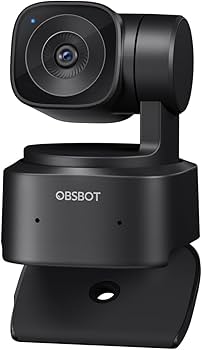 OBSBOT Tiny SE 1080P 100FPS Webcam for PC, AI Tracking PTZ Streaming Camera with 1/2.8″ Sensor, Gesture Control, Dual ISO, Staggered HDR, Web Camera for Desktop Computer, Laptop, Meeting, Video Calls