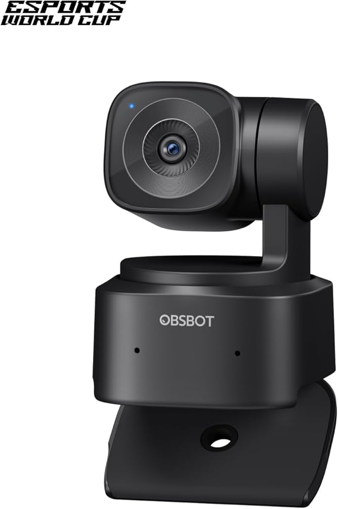 OBSBOT Tiny SE 1080P 100FPS Webcam for PC, AI Tracking PTZ Streaming Camera with 1/2.8″ Sensor, Gesture Control, Dual ISO, Staggered HDR, Web Camera for Desktop Computer, Laptop, Meeting, Video Calls
