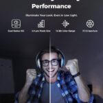 OBSBOT Tiny SE 1080P 100FPS Webcam for PC, AI Tracking PTZ Streaming Camera with 1/2.8″ Sensor, Gesture Control, Dual ISO, Staggered HDR, Web Camera for Desktop Computer, Laptop, Meeting, Video Calls