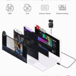 OBSBOT Tiny SE 1080P 100FPS Webcam for PC, AI Tracking PTZ Streaming Camera with 1/2.8″ Sensor, Gesture Control, Dual ISO, Staggered HDR, Web Camera for Desktop Computer, Laptop, Meeting, Video Calls