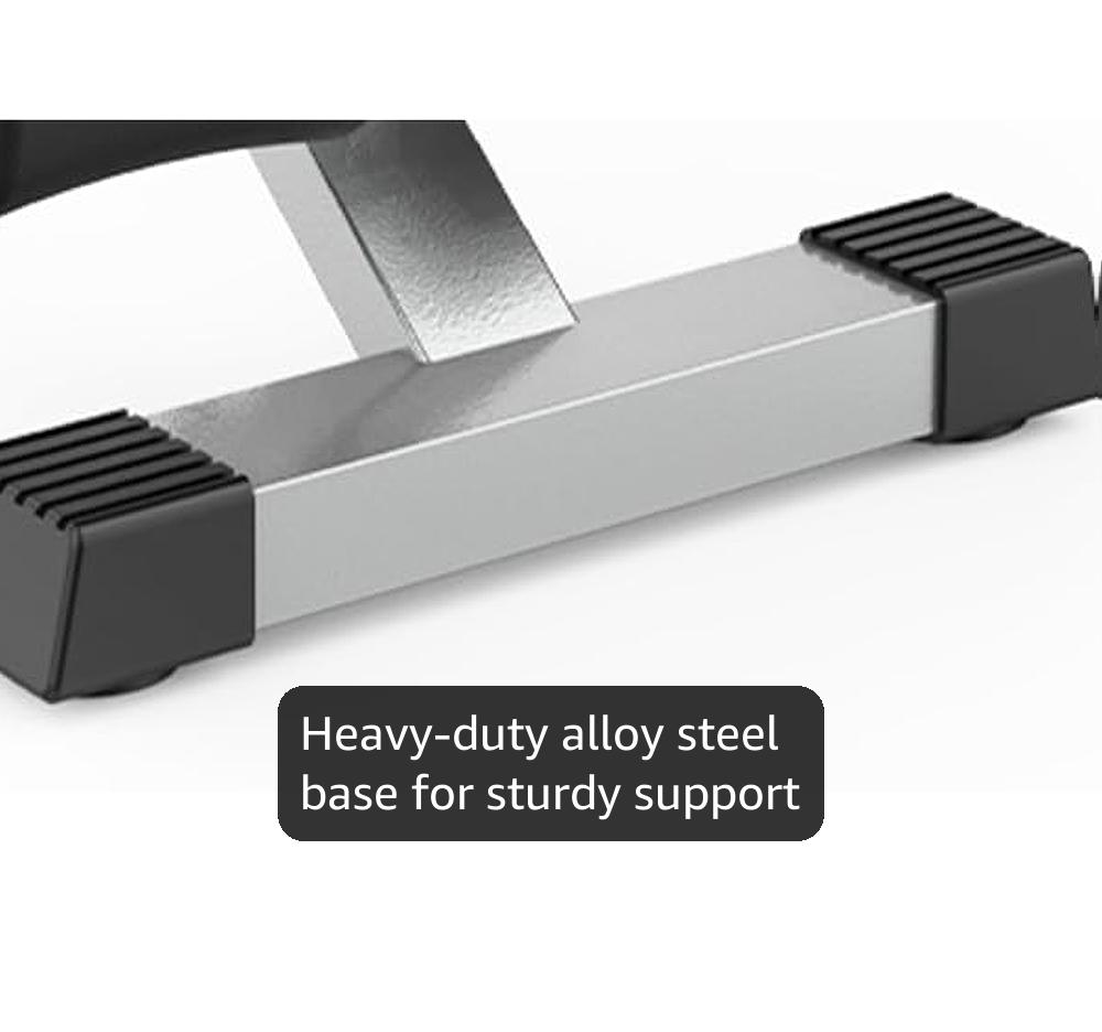 Yoleo Adjustable Weight Bench for Full Body Workout; Foldable Bench Press Bench of Home Gym Strength Training; Incline Decline Flat Utility Workout Bench with Quick Folding& Fast Adjustment (Black)