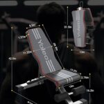 Yoleo Adjustable Weight Bench for Full Body Workout; Foldable Bench Press Bench of Home Gym Strength Training; Incline Decline Flat Utility Workout Bench with Quick Folding& Fast Adjustment (Black)