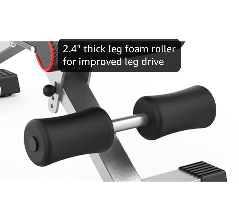 Yoleo Adjustable Weight Bench for Full Body Workout; Foldable Bench Press Bench of Home Gym Strength Training; Incline Decline Flat Utility Workout Bench with Quick Folding& Fast Adjustment (Black)