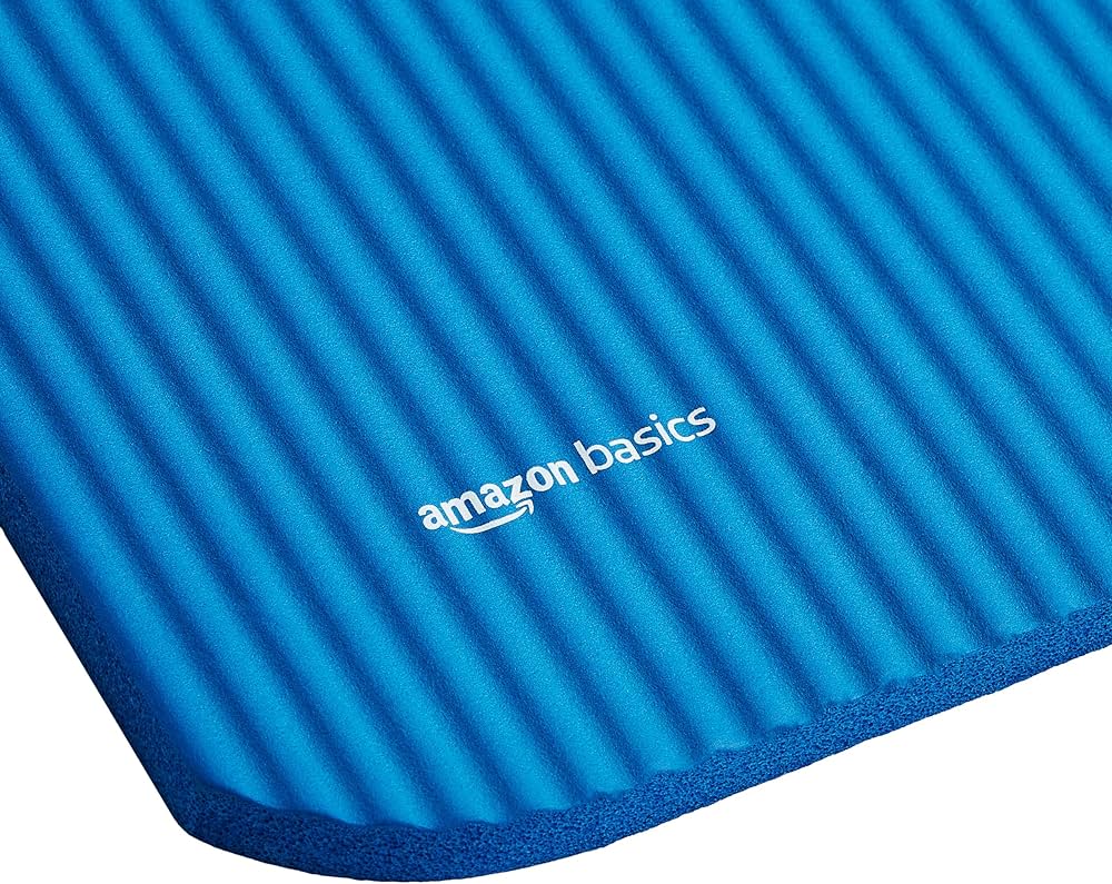 Amazon Basics Extra Thick Exercise Yoga Mat with Carrying Strap