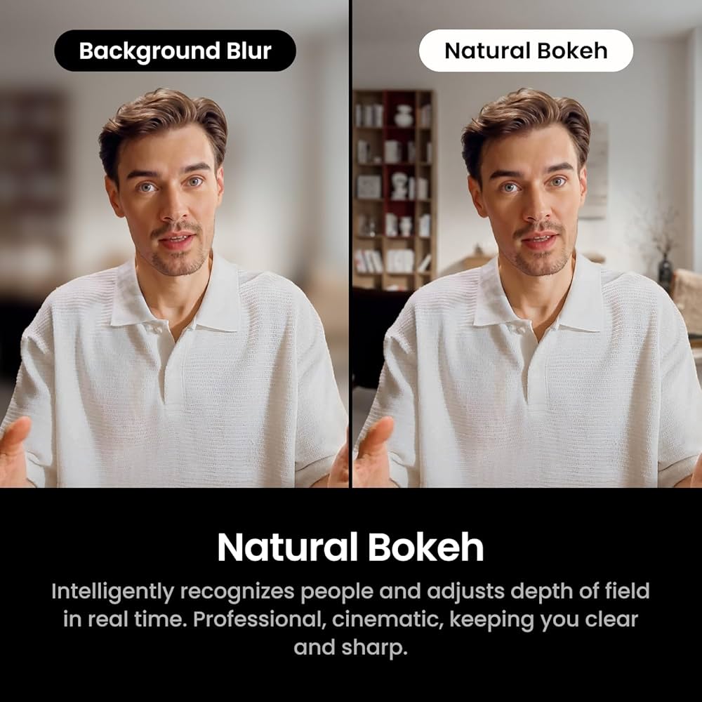 Insta360 Link 2C Pro – 4K Webcam for PC/Mac, 1/1.3” Sensor, Low-Light, Auto Framing, HDR, Directional Noise-Canceling Mics, Supports Stream Deck, Zoom, Teams, Twitch for Streaming or Meetings