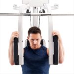 Marcy Smith Cage Workout Machine Full Body StrengthTraining Home Gym Equipment System with Leg Developer, Press Bar, PEC Deck, and Squat Rack