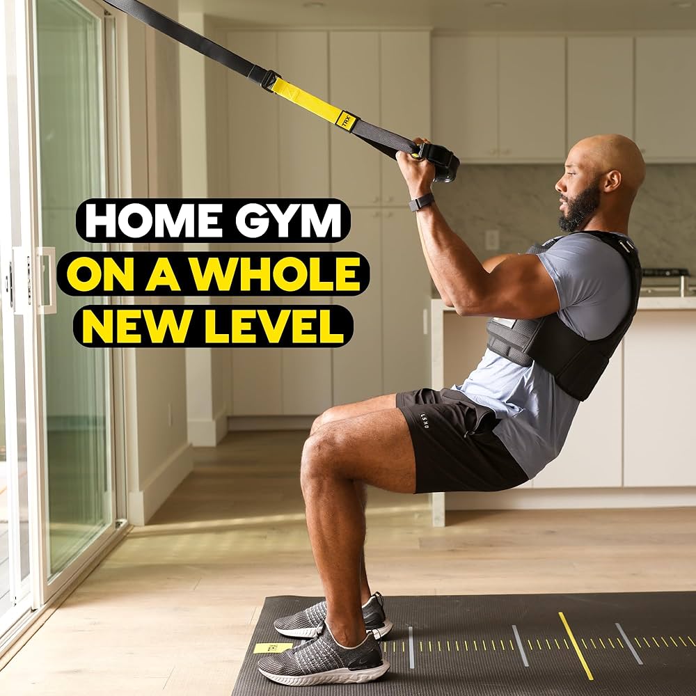 TRX Pro3 Home Gym System – Professional-Grade Suspension Trainer for Strength Training, HIIT, Cardio & Full-Body Workouts, Durable Design with Indoor & Outdoor Anchors
