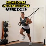 TRX All-In-One Home Gym System – Complete Suspension Training Kit for Strength Training, HIIT & Full-Body Workouts at Home or Outdoors, Includes Indoor & Outdoor Anchors